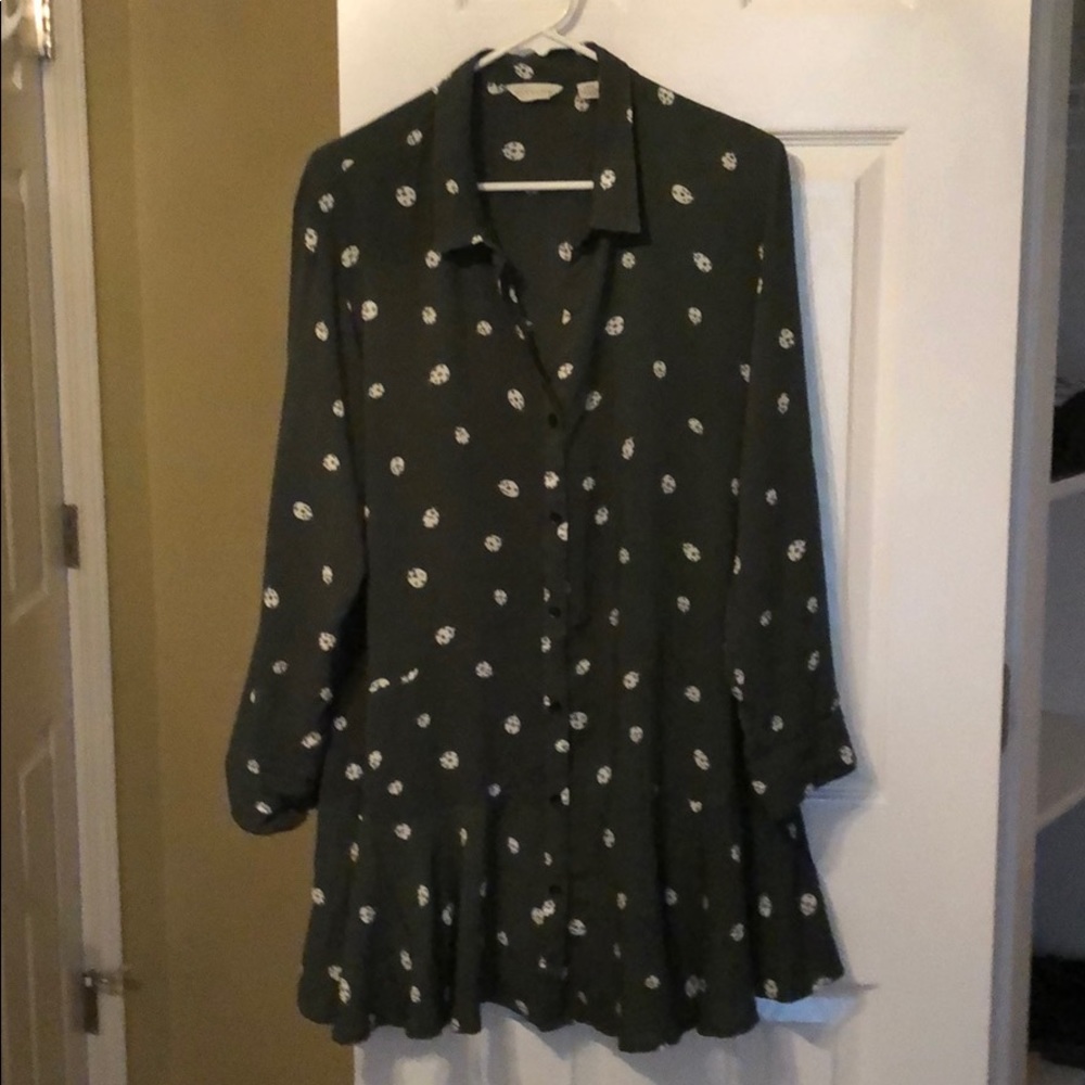 EXC Anthro 11-1-TYLHO Large Button up Tunic